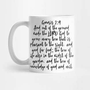 Genesis 2:9 Bible Verse Mug